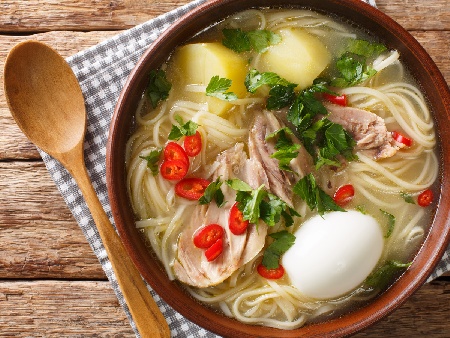 Перуанска супа с пиле и яйца (Caldo de Gallina) - снимка на рецептата Перуанска супа с пиле и яйца (Caldo de Gallina) - снимка на рецептата